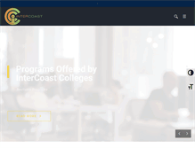 Tablet Screenshot of intercoast.edu